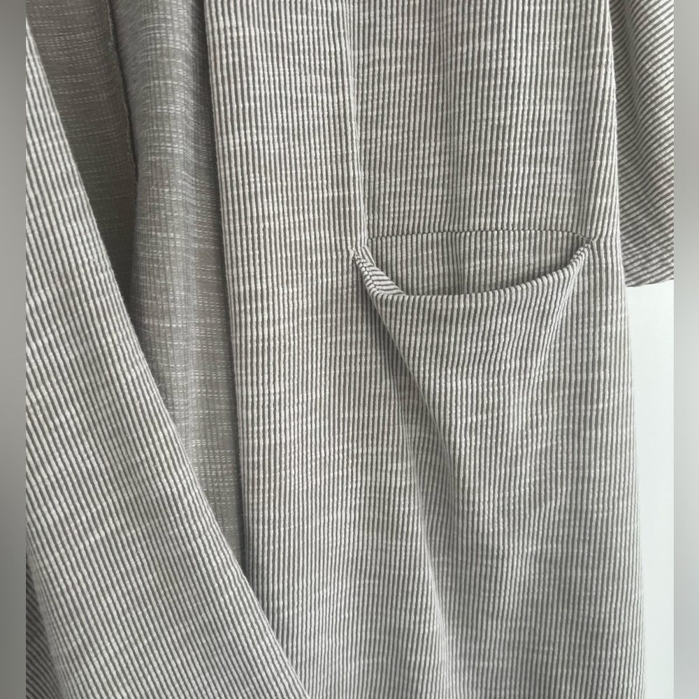 DONNI Ribbed Grey Cardigan, OS - Picture 2 of 3